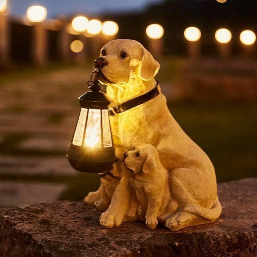 Amazon.co.jp: ガーデンライト ラブラドールレトリーバー 親子 Amazon.co.jp: ガーデンライト ラブラドールレトリーバー 親子